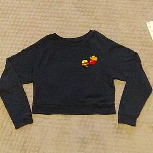 Forever21 cropped sweatshirt new condition size M
